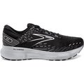 Men's Brooks Glycerin 20, Black/White/Alloy, 9 2E Wide