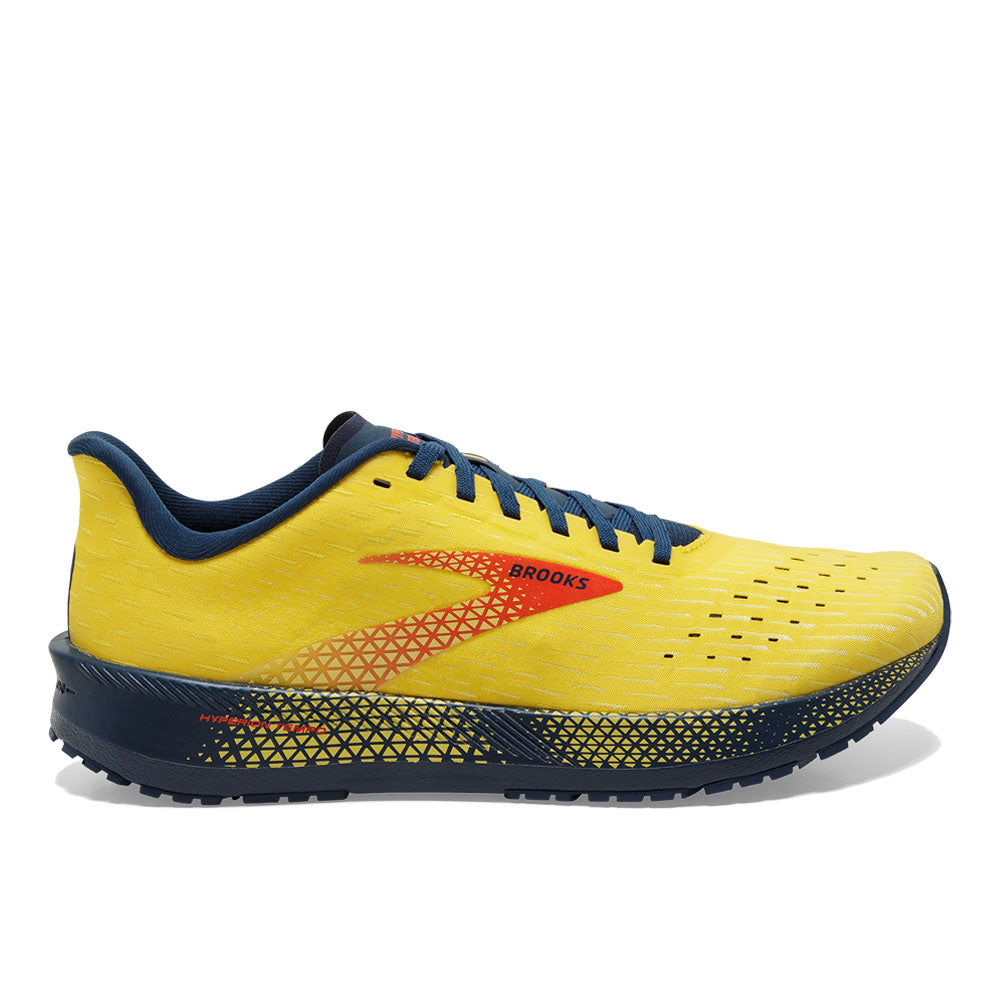 Men's Brooks Hyperion Tempo, Maize/Titan/Cherry Tomato, 12.5 D Medium