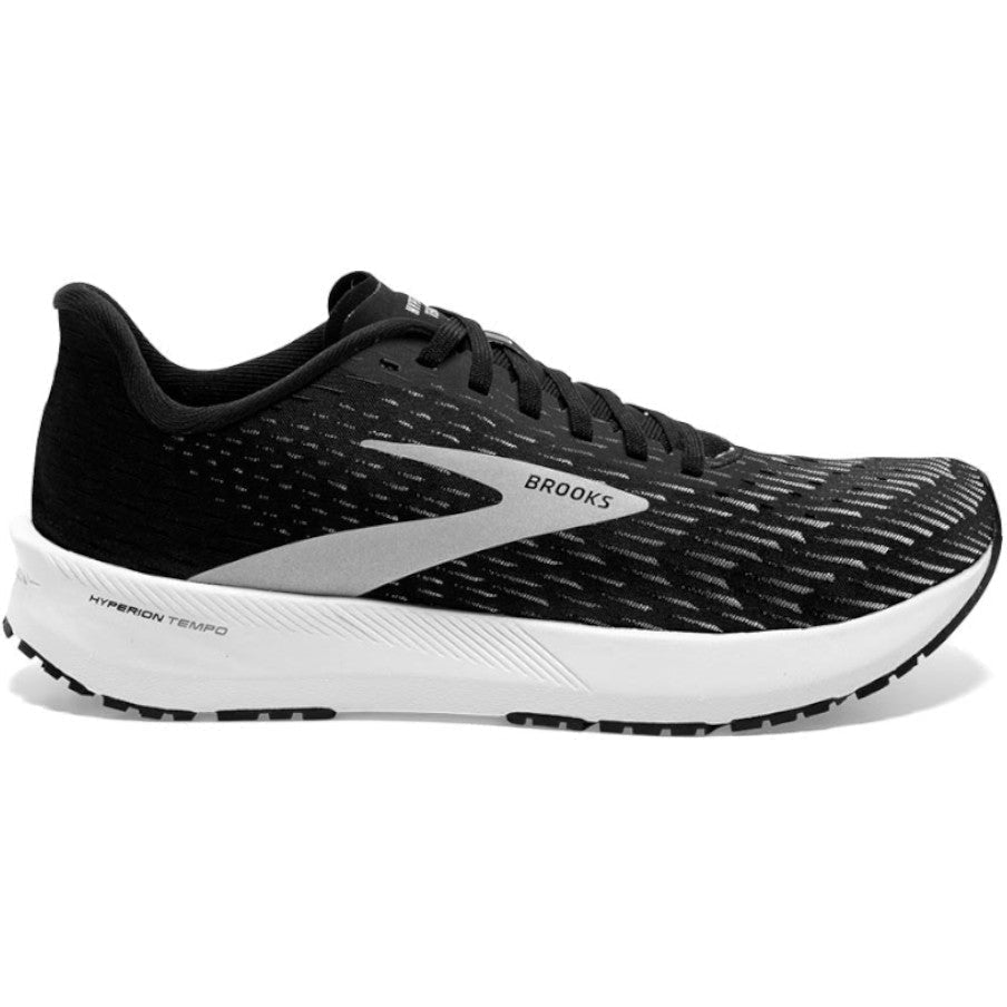 Men's Brooks Hyperion Tempo, Black/Silver/White, 10 D Medium