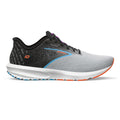 Men's Brooks Launch 10, Black/Grey/Orange Clown Fish, 12 D Medium