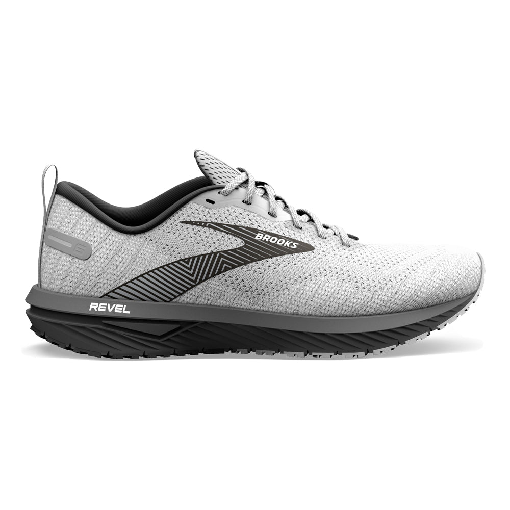 Men's Brooks Revel 6, Alloy/Primer Grey/Oyster, 9.5 D Medium