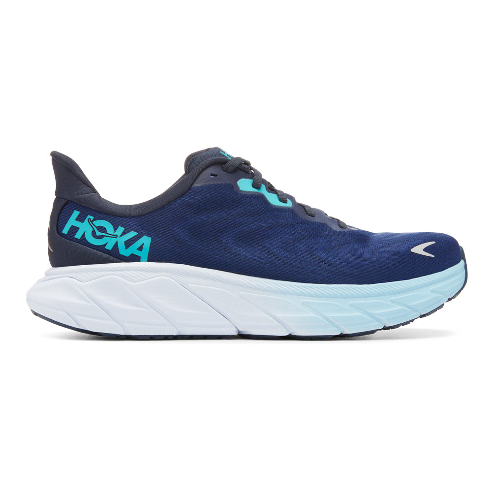 Men's Hoka One One Arahi 6, Outer Space/Bellwether Blue, 11.5 2E Extra Wide