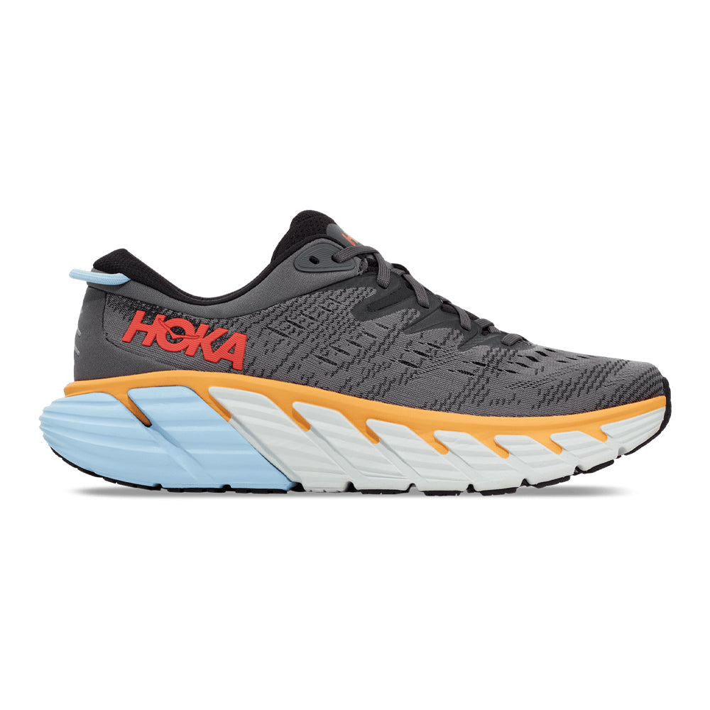 Men's Hoka One One Gaviota 4, Castlerock/Anthracite, 9 D Medium