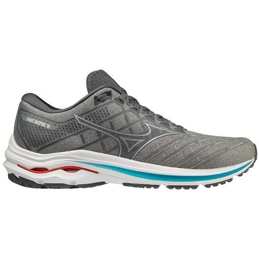 Men's Mizuno Wave Inspire 18, Ultimate Grey/Silver, 13 D Medium
