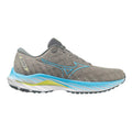 Men's Mizuno Wave Inspire 19, Ghost Grey-Jet Blue, 11 D Medium