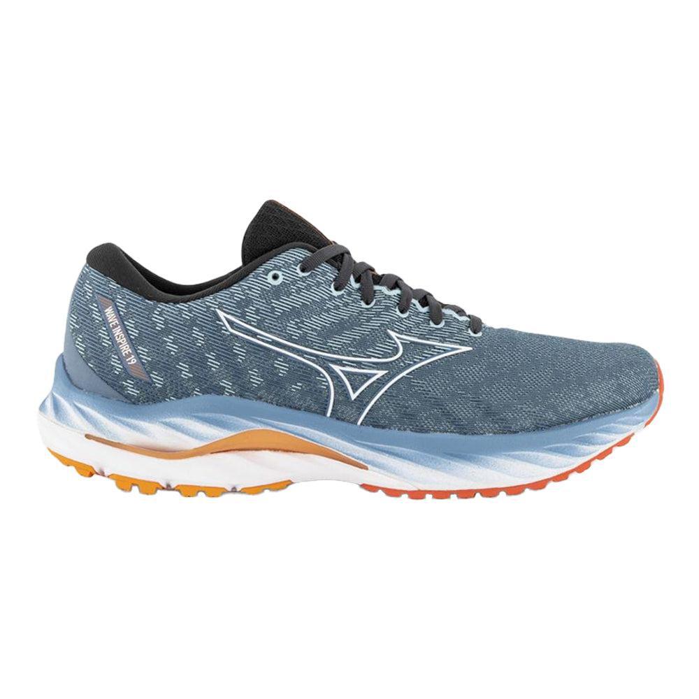 Men's Mizuno Wave Inspire 19, Provincial Blue/White, 10.5 D Medium