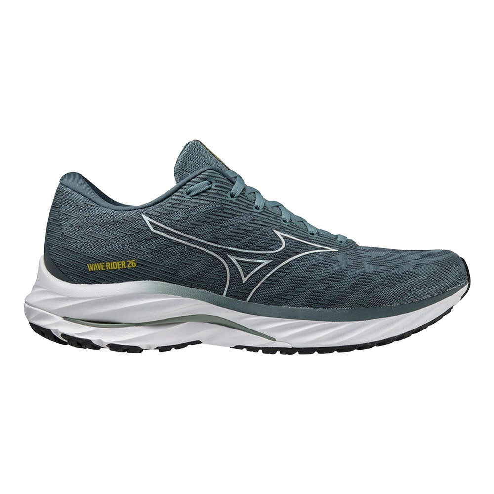 Men's Mizuno Wave Rider 26, Goblin Blue/Vaporous Grey, 7.5 D Medium