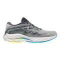 Men's Mizuno Wave Rider 27, Pearl Blue/White, 9.5 2E Wide
