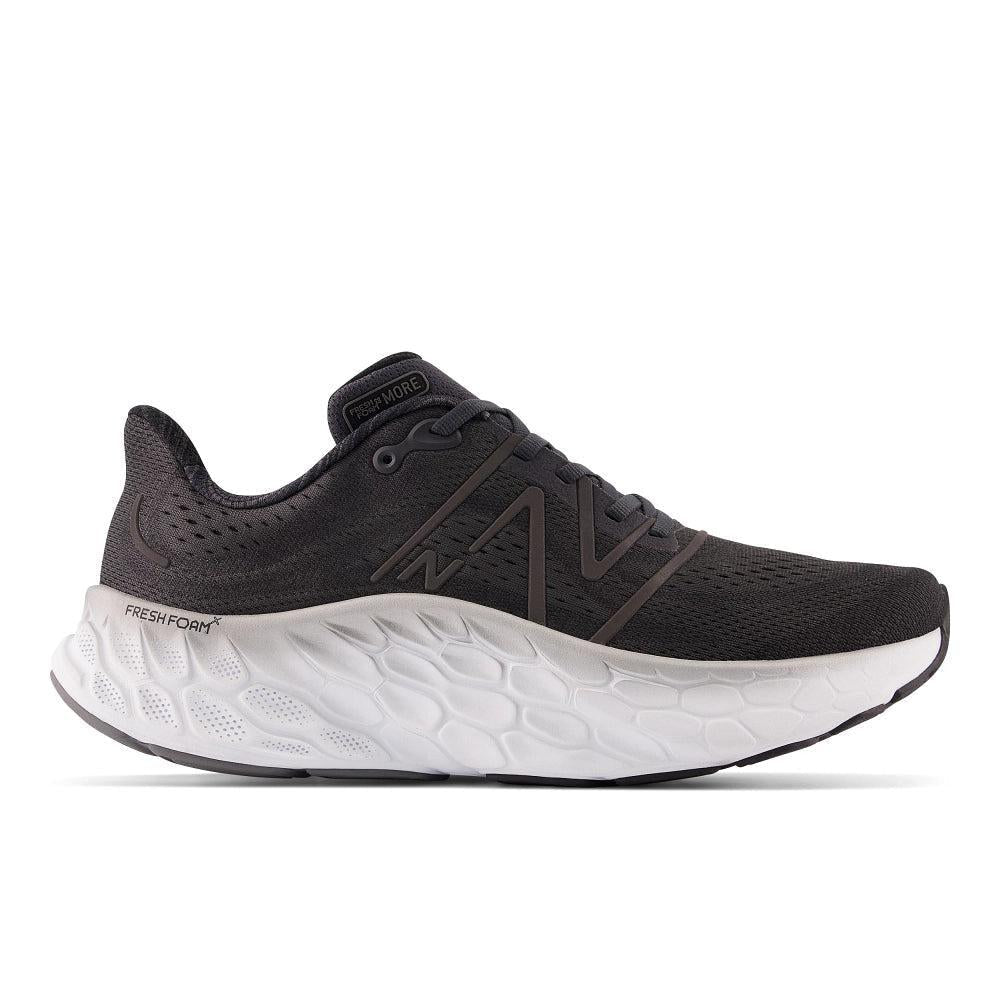 Men's New Balance Fresh Foam X More v4, Black, 11.5 D Medium