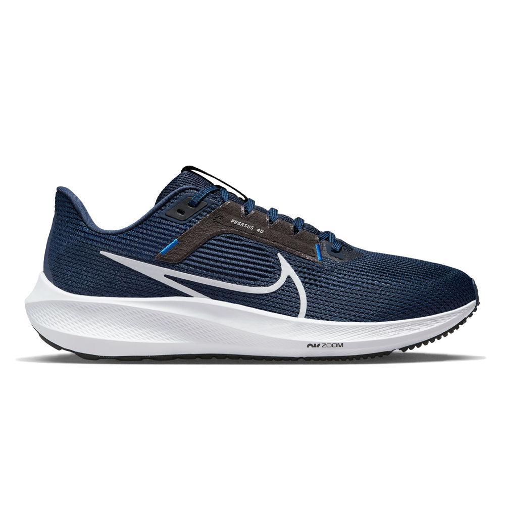 Men's Nike Pegasus 40, Midnight Navy/Pure Platinum-Black, 12.5 D Medium