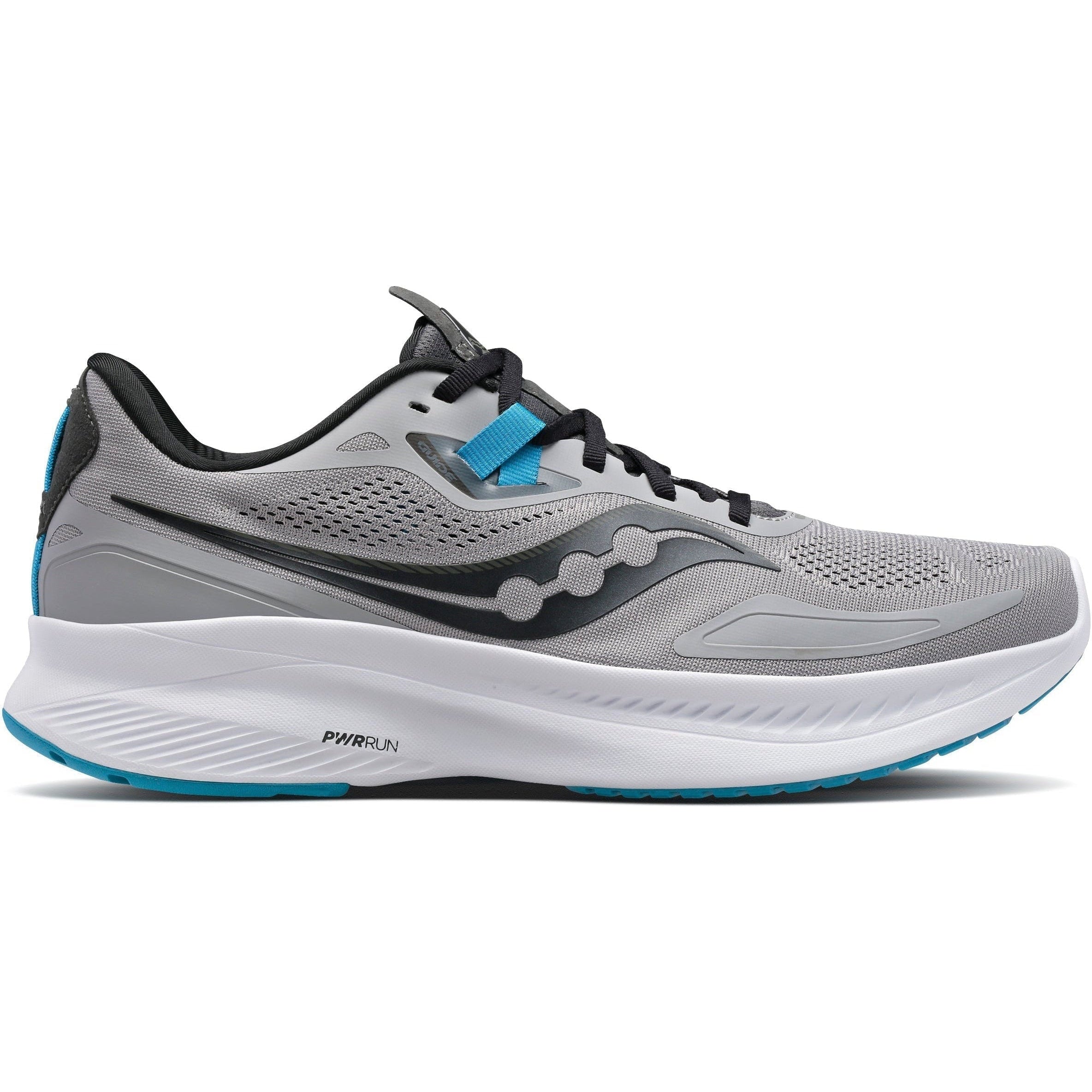 Men's Saucony Guide 15, Alloy/Topaz, 11 2E Wide