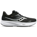 Men's Saucony Ride 16, Black/White, 12.5 D Medium