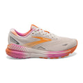 Women's Brooks Adrenaline GTS 23, White Sand/Sunset/Fuchsia, 6.5 B Medium
