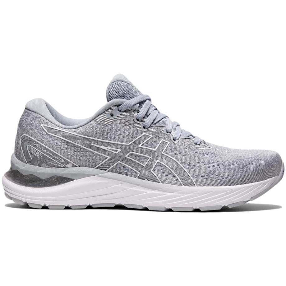 Women's Asics Gel-Cumulus 23, Piedmont Grey/White, 6 B Medium