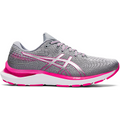 Women's Asics GEL-Cumulus 24, Sheet Rock/Pink Glo, 7 B Medium