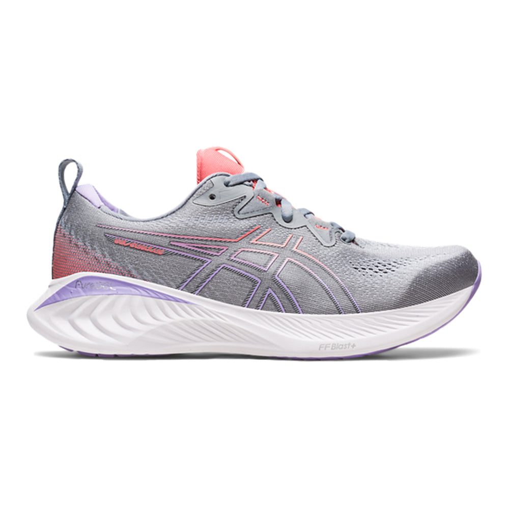 Women's Asics Gel-Cumulus 25, Sheet Rock/Papaya, 9 B Medium