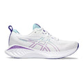 Women's Asics Gel-Cumulus 25, White/Gris Blue, 10.5 B Medium