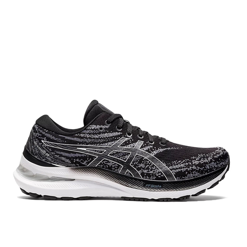 Women's Asics Gel-Kayano 29, Black/White, 8.5 D Wide