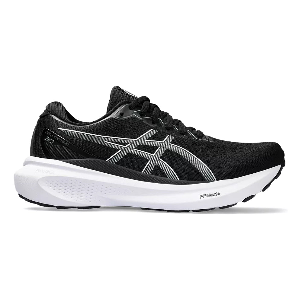 Women's Asics Gel-Kayano 30, Black/Sheet Rock, 8.5 D Wide