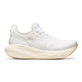 Women's Asics Gel-Nimbus 25, White/White, 7.5 B Medium