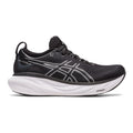 Women's Asics Gel-Nimbus 25, Black/Pure Silver, 9.5 B Medium