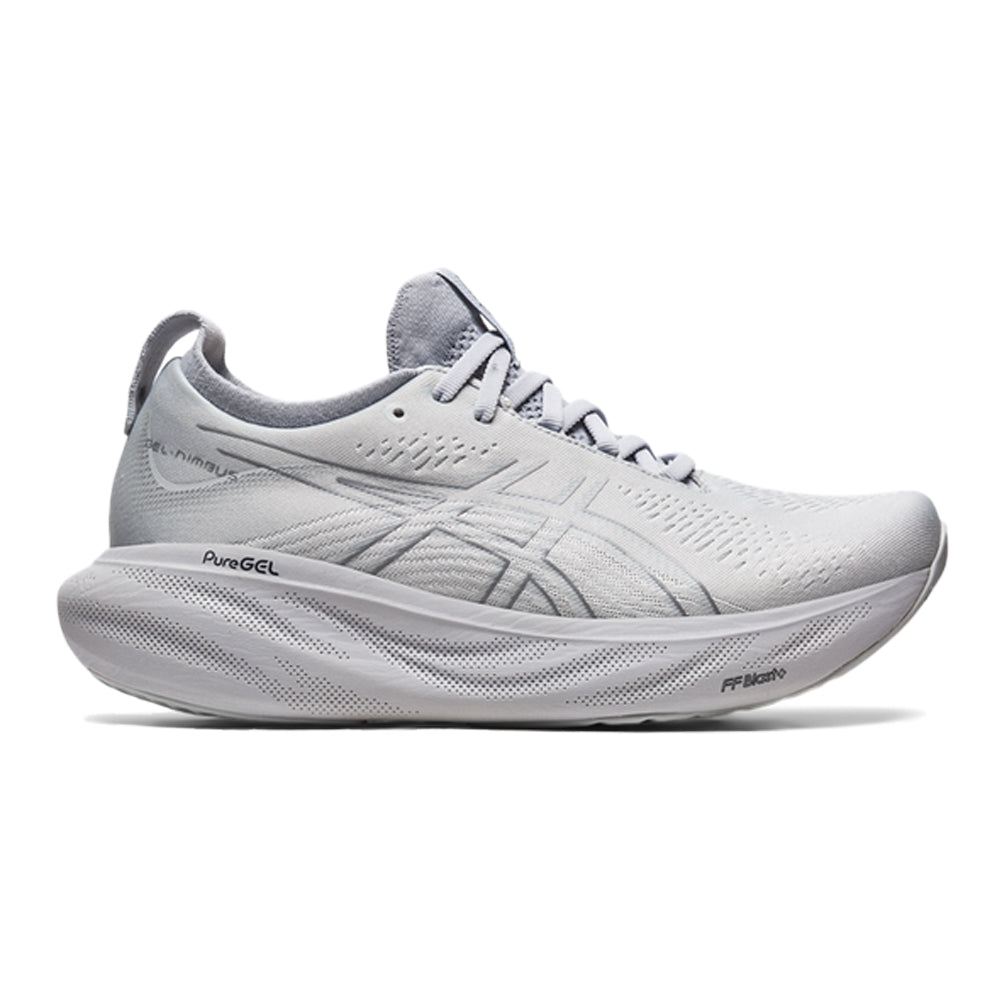 Women's Asics Gel-Nimbus 25, PIEDMONT GREY/SHEET ROCK, 11 B Medium