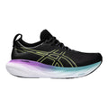 Women's Asics Gel-Nimbus 25, Black/Glow Yellow, 9.5 B Medium