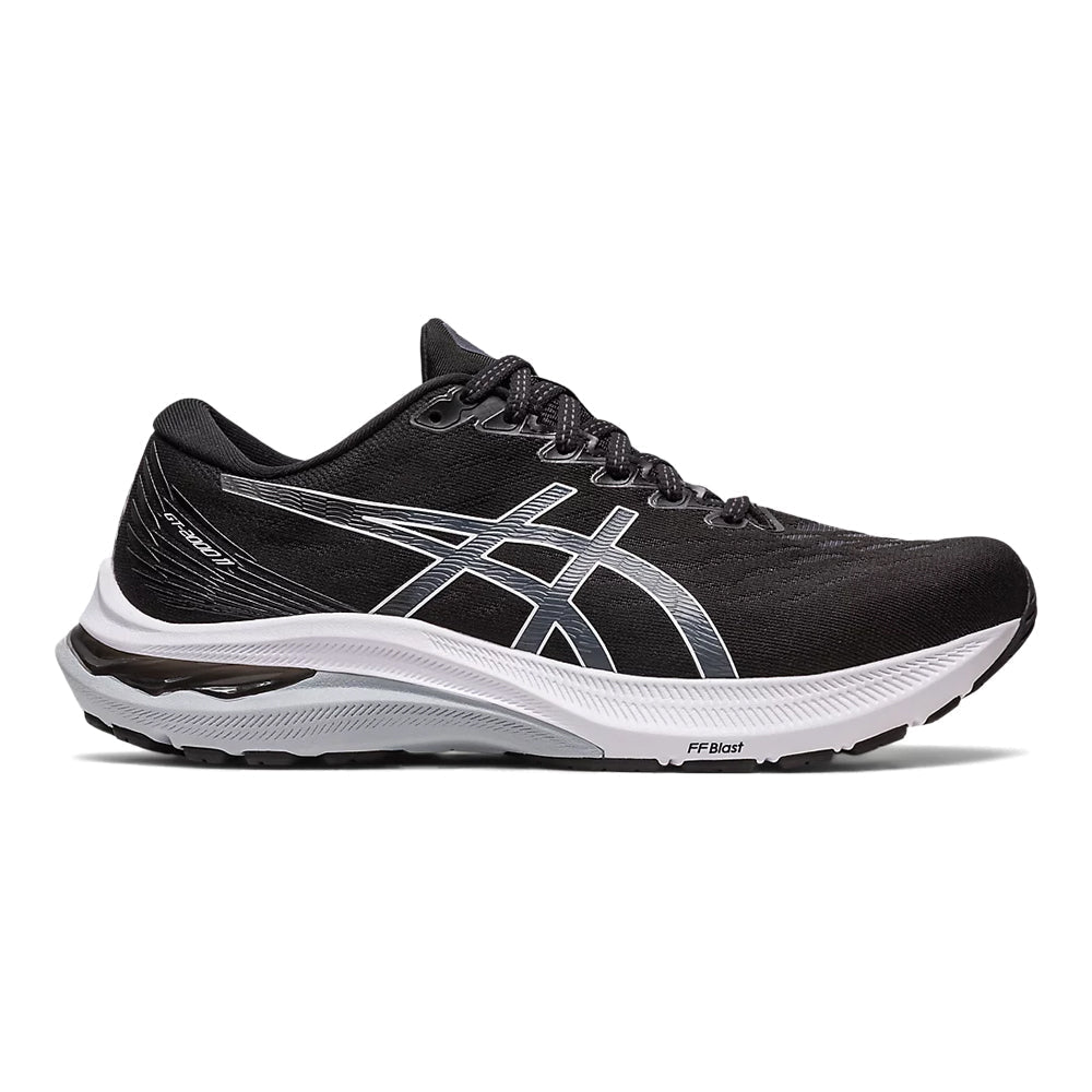 Women's Asics GT-2000 11, Black/White, 9 D Wide