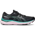 Women's Asics GEL-Cumulus 24, Black/Sage, 7.5 B Medium