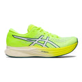 Women's Asics Magic Speed 2, Safety Yellow/White, 7.5 B Medium