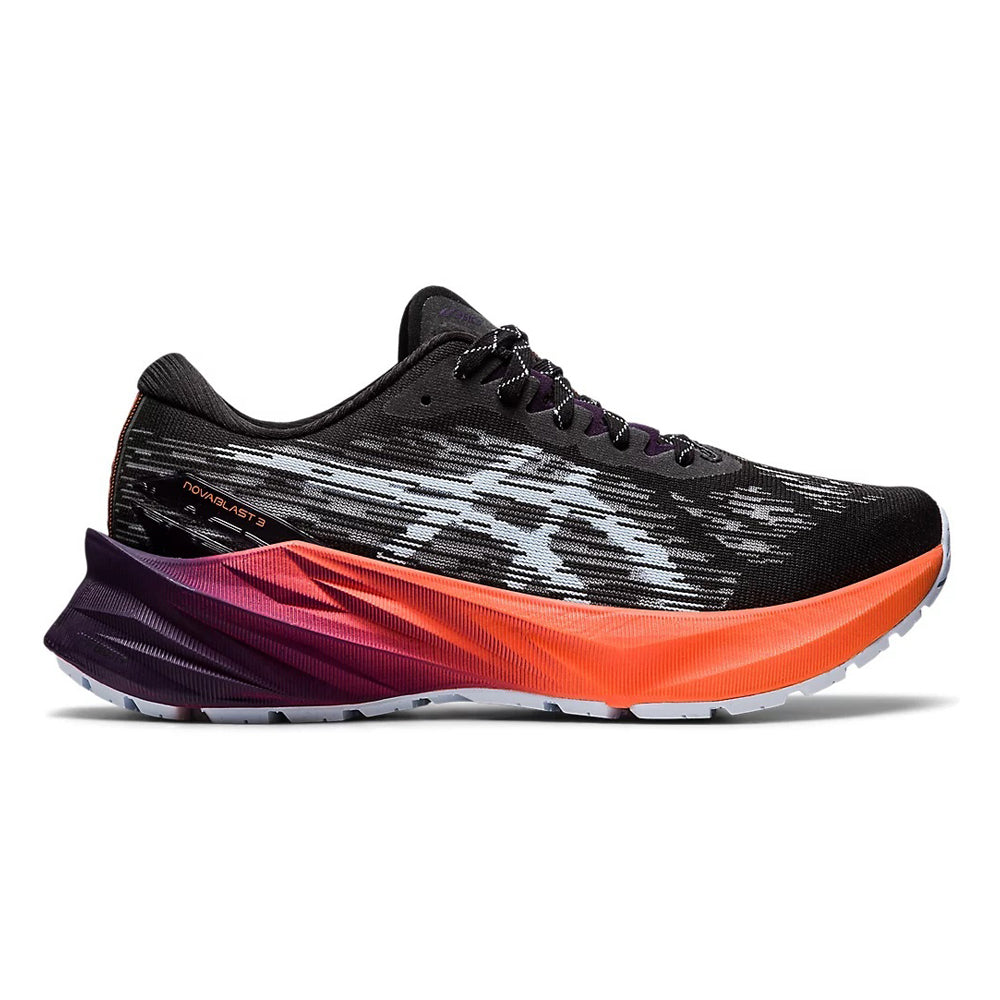 Women's Asics Novablast 3 TR, Nature Bathing/Night Shade, 8 B Medium