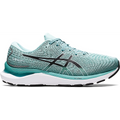 Women's Asics Gel-Cumulus 24, Oasis Green/Black, 7 B Medium