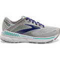Women's Brooks Adrenaline GTS 22, Alloy/Blue/Green, 6 D Wide