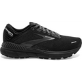 Women's Brooks Adrenaline GTS 22, Black/Black/Ebony, 6 D Wide