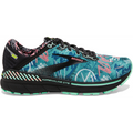 Women's Brooks Adrenaline GTS 22, Black/Yucca/Flamingo Pink, 9.5 B Medium