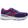 Women's Brooks Adrenaline GTS 22, Navy/Yucca/Pink, 8 B Medium