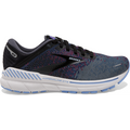 Women's Brooks Adrenaline GTS 22, Lavender/Black/Grey, 7 B Medium
