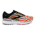 Women's Brooks Adrenaline GTS 22, Black/Bittersweet/Limelight, 9 B Medium