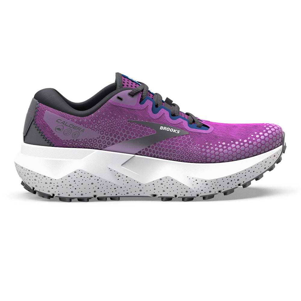 Women's Brooks Caldera 6, Purple/Violet/Navy, 9 B Medium