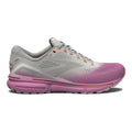 Women's Brooks Ghost 15, Grey/Coconut/Fuchsia, 10 B Medium