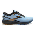 Women's Brooks Ghost 15, Light Blue/Black/Yellow, 9 B Medium