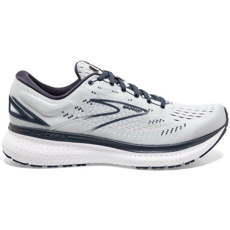 Women's Brooks Glycerin 19, Grey/Ombre/White, 12 D Wide