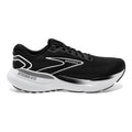 Women's Brooks Glycerin GTS 21, Black/Grey/White, 7.5 D Wide