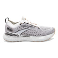 Women's Brooks Glycerin StealthFit GTS 20, White/Black/Cream, 9.5 B Medium