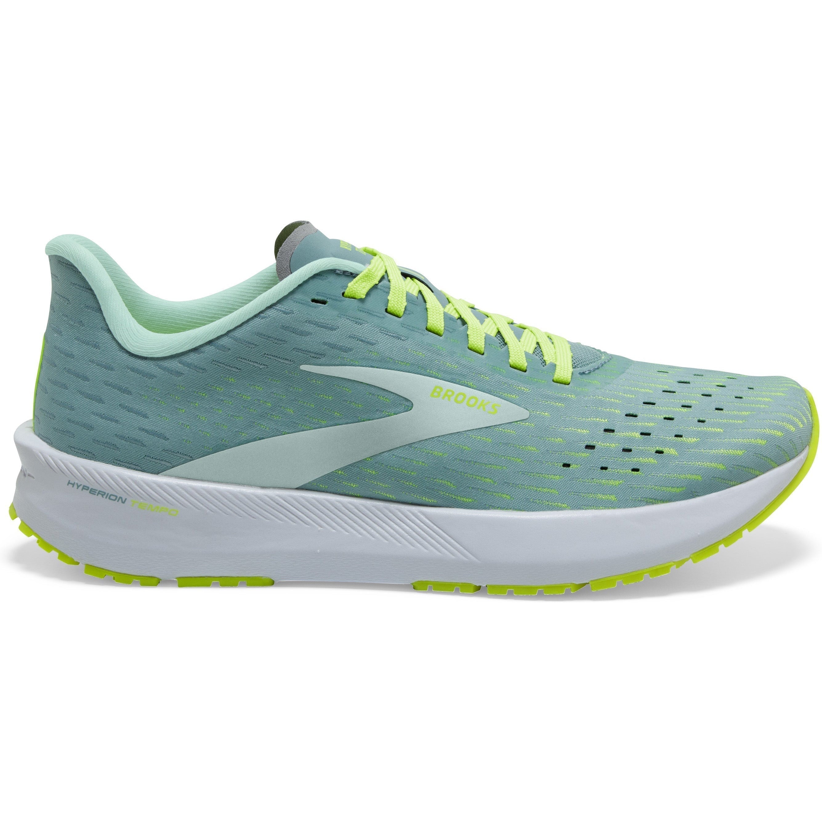 Women's Brooks Hyperion Tempo, Blue/Aqua/Nightlife, 9.5 B Medium