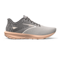 Women's Brooks Launch 10, Grey/Crystal Grey/Pale Peach, 7.5 B Medium