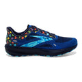 Women's Brooks Launch 9, Blue/Peacoat/Yellow, 9 B Medium