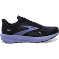 Women's Brooks Launch 9, Black/Ebony/Purple, 7 D Wide