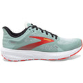 Women's Brooks Launch 9, Blue Surf/Black/Cherry Tomato, 7.5 B Medium