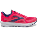 Women's Brooks Launch 9, Pink/Fuchsia/Cobalt, 10.5 B Medium